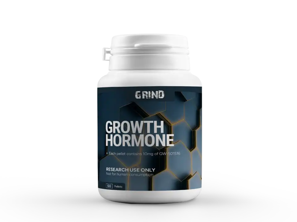 Growth hormone bottle for research use